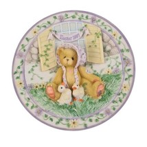  Cherished Teddies 203009 &quot;Girl With Chicks&quot; Dated 1997 Rare Vintage Plate - £14.09 GBP