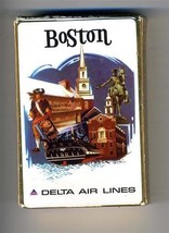 A Delta Air Lines Boston Massachusetts Deck of  Playing Cards  - $11.88