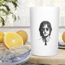 Sherpa Vacuum Insulated Tumbler | Beatles John Lennon&#39;s Iconic Portrait | 11oz D - £23.95 GBP