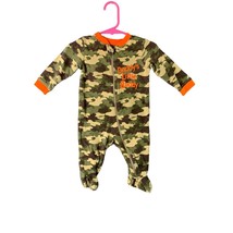 Garanimals Boys infant baby Size 3 6 months Camo Bodysuit 1 piece pajama... - £5.74 GBP