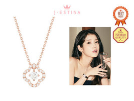 J.Estina [Iu Pick] J.Fenella Necklace (JJTNQ2BF042SR420) Korean Jewelry - £132.40 GBP