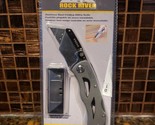 Rock River  Folding Utility Knife quick Change, Belt Clip w/ 10 pack bla... - £11.16 GBP