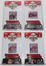 World&#39;s Smallest Dungeons &amp; Dragons Micro Figures Set of 4 Super Impulse SEALED - £19.16 GBP