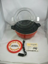 Vintage Butter Ring Automatic Corn Popper 1970&#39;s Sears Electric Popcorn Maker - £23.94 GBP