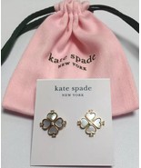 Kate Spade New York Legacy Logo Demi Fine Spade Flower Earrings Stud w/K... - $32.00