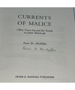 CURRENTS OF MALICE MARY TOWNE ESTY SIGNED PERSIS W MCMILLEN 1ST W/ ERRATA - £364.51 GBP