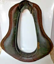 Antique Leather Horse Collar – Draft Harness Yoke – Rustic Barn Find Exc... - $146.99