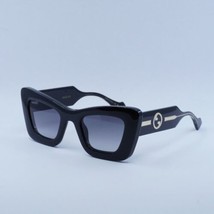 GUCCI GG1552S 001 Shiny Black/Grey Gradient 49-23-140 Sunglasses New Authentic - £210.99 GBP