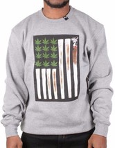 L-R-G LRG Gris Junta Jefes De Personal Sudadera Cuello Redondo Hierba Marihuana - £25.67 GBP