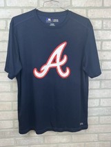 Atlanta Braves Baseball T-Shirt Sz XL Navy Blue Ginuwine Merchandise TX3... - £11.84 GBP