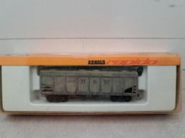 Arnold Rapido NORFOLK &amp; WESTERN  N Scale Weathered Hopper Car - 0403 New Old Sto - £9.86 GBP