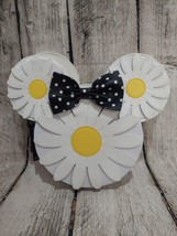 Disney Loungefly Minnie Mouse Flower Daisy White Crossbody Bag Purse Bow... - £46.68 GBP