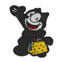 FELIX THE CAT IRON ON PATCH 3.5&quot; Bag of Tricks Classic Cartoon Embroider... - $82.19 MXN