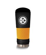 NFL Pittsburgh Steelers 24 Oz. Stainless Steel Silicone Grip Tumbler wit... - $65.35 CAD