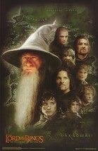 The Lord Of The Rings Poster The Fellowship Ring Good Guys Gandalf - $486.14 MXN