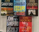 John Sandford Hardcover Lot Storm Front Escape Clause Dead Watch x5 - $24.74
