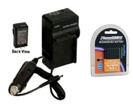 PS-BLS1, BLS-1, Battery + Charger for Olympus Evolt E-620, Stylus 1, E-420, DSLR - £36.98 GBP