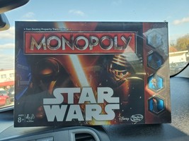 STAR WARS MONOPOLY 2015 EDITION DISNEY HASBRO: NEW AND FACTORY SEALED - £123.13 GBP