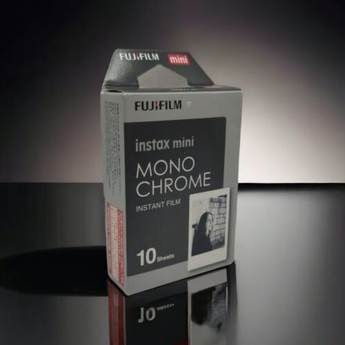 Fujifilm Instax Mini Monochrome Instant Camera Black White 10 sheets EXP 3/2020 - $8.81