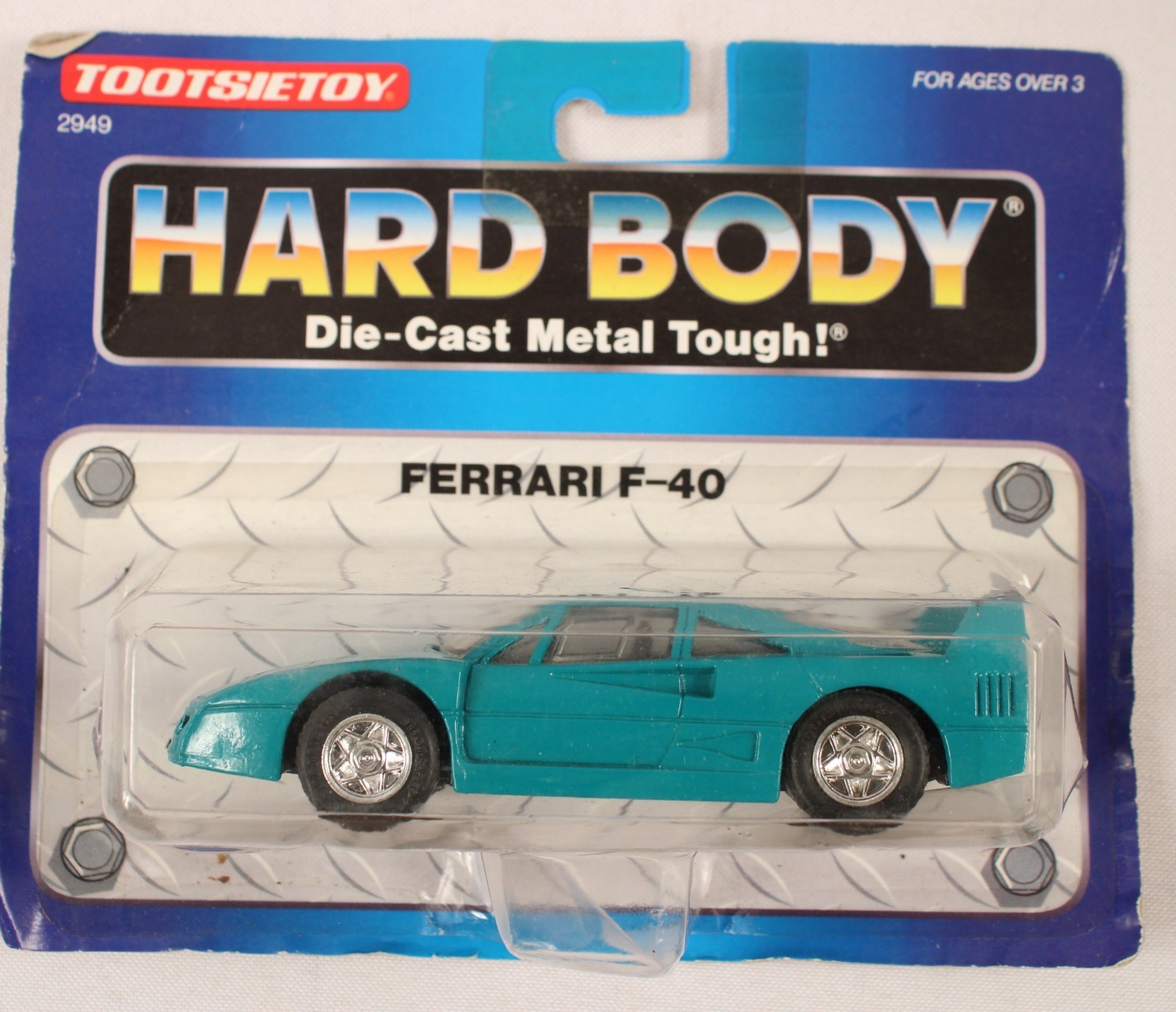 Tootsietoy 2949 Hard Body F-40 Ferrari Die Cast Model International Spor... - $16.99