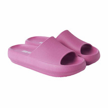 32 Degrees Women&#39;s Size Large (9-10) Cushion Slide Shower Sandal, Purple - £10.99 GBP