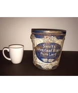 Vintage Swift's Silverleaf Lard Tin 1930's - $25.00