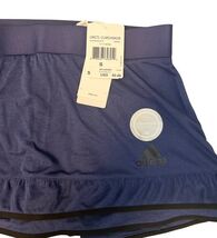 Adidas Women’s Navy Climachill Skirt w/ Built-In Shorts Size Small NWT image 2