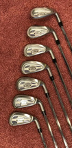Fleischmann&#39;s Royal Vodka Iron 7 Golf Clubs Set 3-8 &amp; PW With Steel Shaft. VGC! - £175.15 GBP