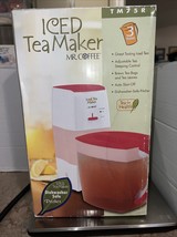 NEW Mr. Coffee Ice Tea Maker Red TM75R 3 Qt Red Fast Brewing Iced Tea Se... - $135.94 CAD