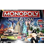 Monopoly Here &amp; Now - Board Game (Brand NEW, Factory Sealed) - £35.55 GBP