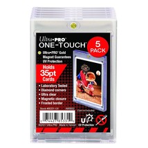 Ultra Pro 35-Point ONE-Touch Magnetic Trading Card Holder (Pack of 5) - £18.73 GBP