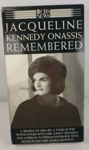Jacqueline Kennedy Onassis Remembered - CBS News (VHS) New/Sealed - £4.69 GBP