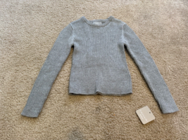 Tahari Girl Blue Gray Sweater 100% Cotton Girl&#39;s Size 2T New with Tags - £7.56 GBP