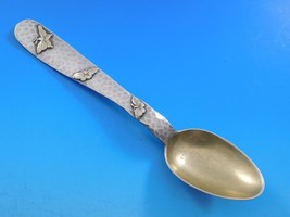 Lap Over Edge by Tiffany Sterling Place Soup Spoon GW Applied Butterflies 6 5/8" - $1,282.05