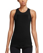 Nike Womens Dri-fit Racerback Tank Top Color Black/Sail/Iron Grey Size Small - £33.21 GBP