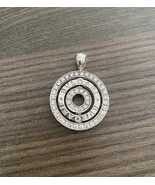 Italian Antique Silver Pendant Marked Bvlgari - Great Condition - $199.99