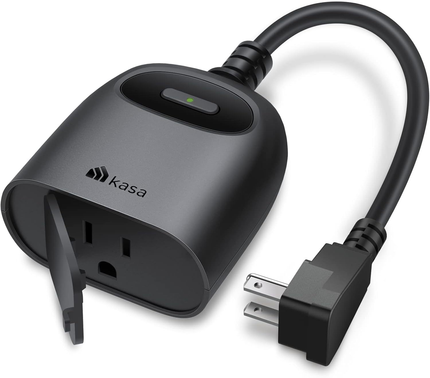 Kasa Outdoor Smart Plug, Smart Home Wi-Fi Outlet Timer, Max Load 15A/187... - $33.97