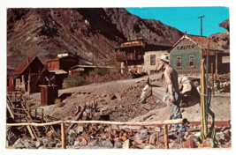 Calico Ghost Town View from Maggie Mine Cutoff Road Yermo CA Postcard c1... - £3.92 GBP