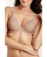Natori 736037 Lace Trim Bra SZ. 34DDD Sun Tan - $39.11