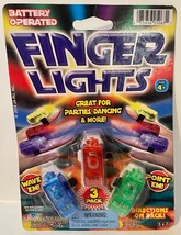 Finger Lights - Package of 3 Pieces ~ NEW ~ Party Favors or Prizes! Ligh... - £3.53 GBP