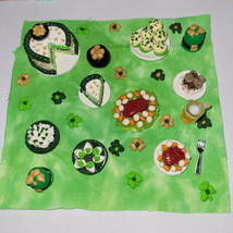 Dollhouse St. Patrick&#39;s Day Dinner Bread Corned Beef Cabbage  - £13.91 GBP