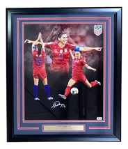 Alex Morgan Signed Framed 16x20 USA Women&#39;s Soccer Collage Photo BAS ITP - £138.61 GBP