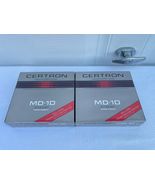 Lot 2-Vintage Sealed Certron Mini Floppy Disk MD-1D 10 Count w Storage D... - $71.27