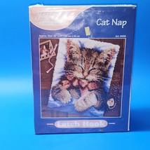 J&amp;P Coats Cat Nap Latch Hook Kit In Brand New Sealed Condition - 20&quot; x 27&quot; - $24.79