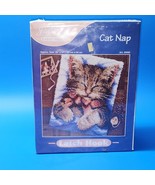 J&amp;P Coats Cat Nap Latch Hook Kit In Brand New Sealed Condition - 20&quot; x 27&quot; - £19.64 GBP
