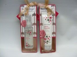 Bodycology Cherry Blossom Fragrance Mist Spray Body Cream 1 Oz Each Lot New - £16.37 GBP