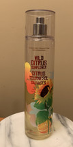 Bath &amp; Body Works Wild Citrus Sunflower Fine Fragrance Mist 8 oz RARE - $39.99
