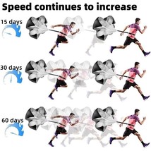 Speed Training Drills Resistance Parachute Running Drag Sprint Chute Soccer Gym - £12.68 GBP