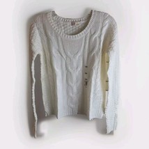 So Brand Ladies White Knit Pullover NWT Soft Knit Preppy Layer Your Look - £10.08 GBP