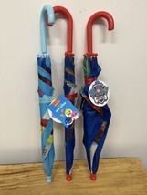 A lot of three Kid umbrellas by Nickelodeon  2 paw patrol baby shark 21” - £16.35 GBP